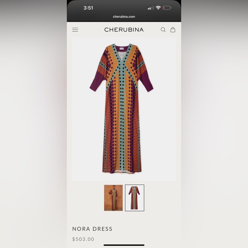 Elegant Multicolor Maxi Dress